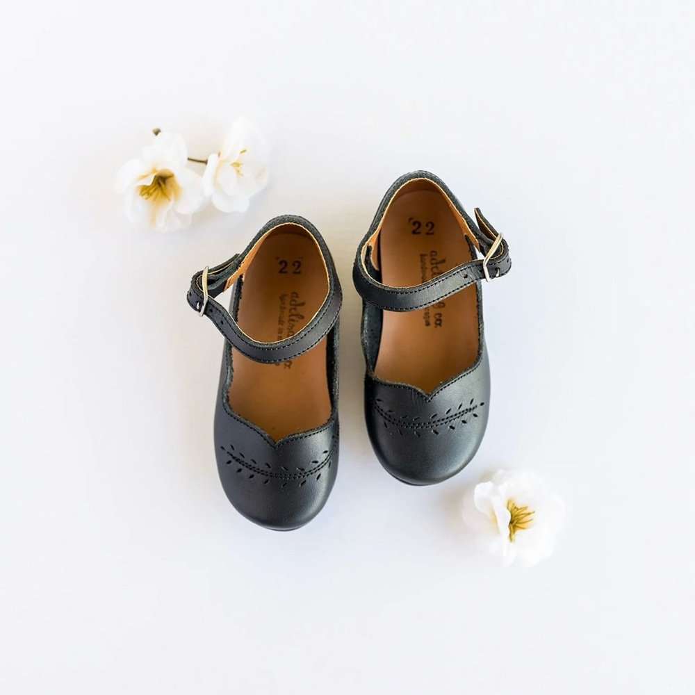 Adelisa & Co black Mary Jane kids shoes